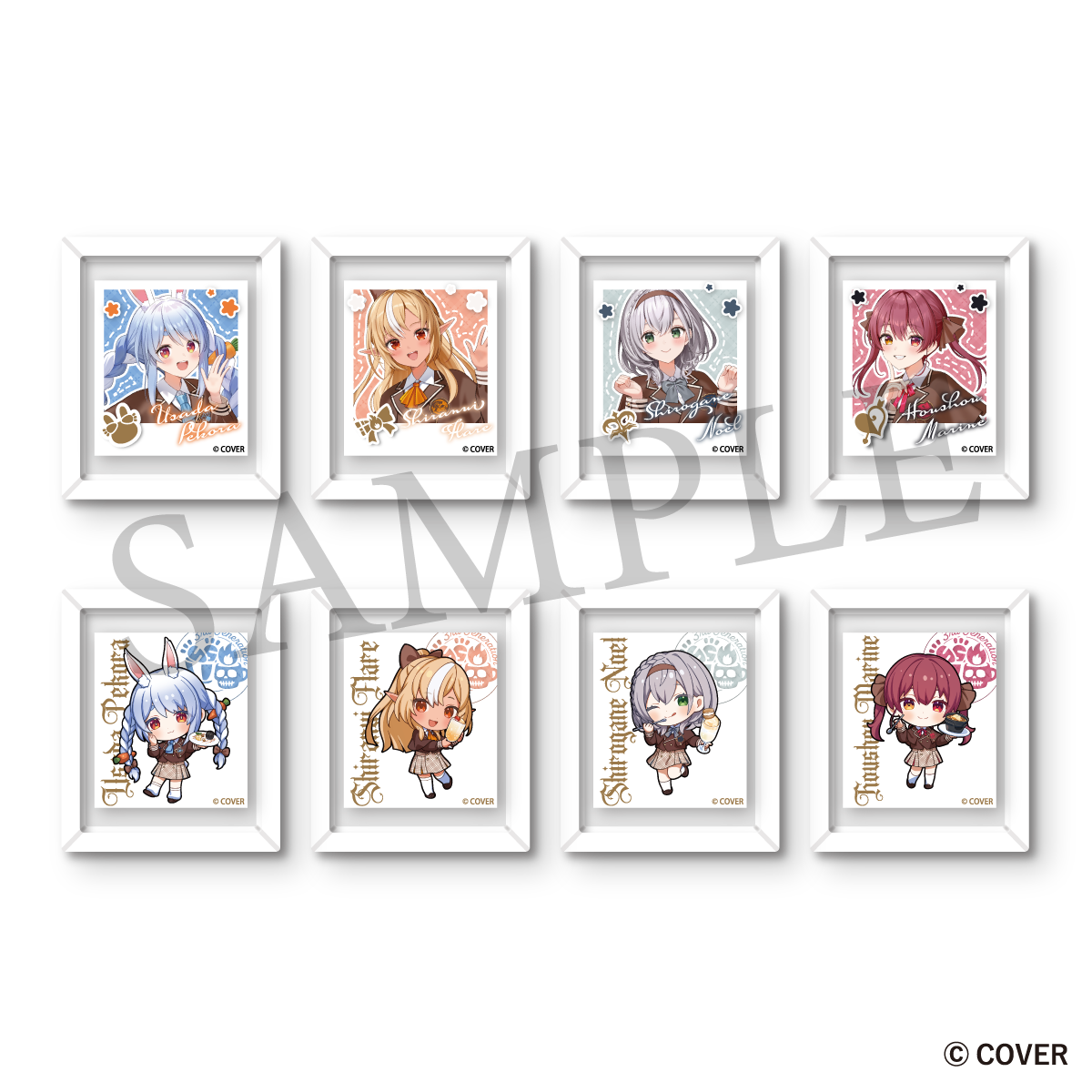 トレーディングフレームマグネット – ホロライブ3期生 × 元町ドリア