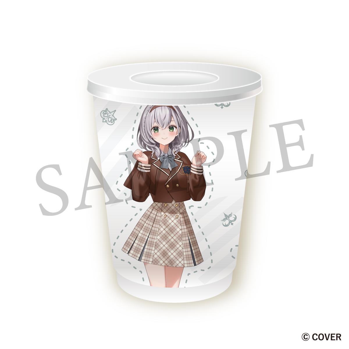 リユーザブルコールドカップ　白銀ノエル