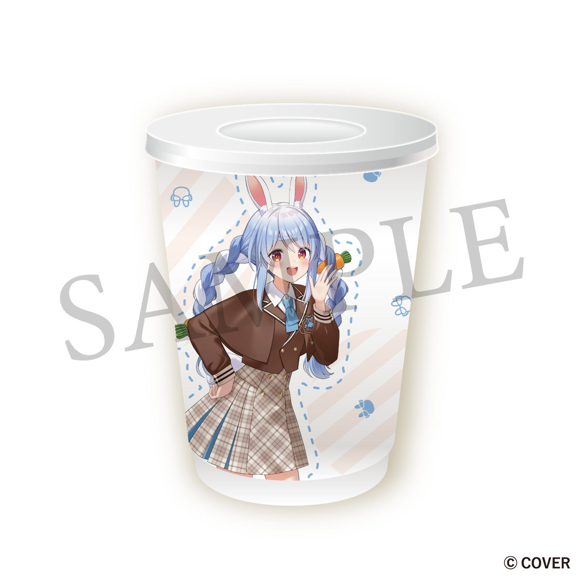 リユーザブルコールドカップ　兎田ぺこら