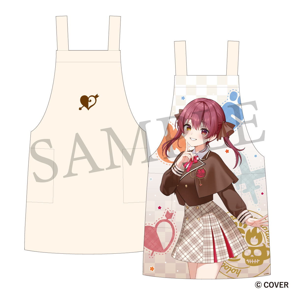 リバーシブルエプロン　宝鐘マリン